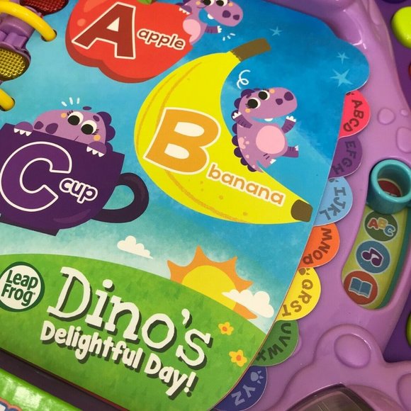 LeapFrog Dino's Delightful Day Alphabet Book New! - Picture 12 of 15